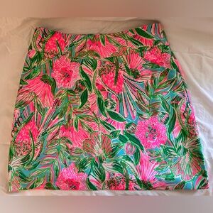 Floral Pink and Green Skirt